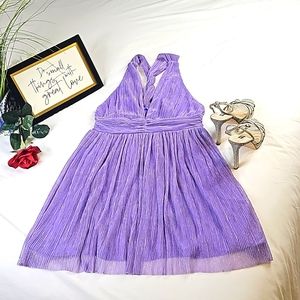 Pastel Cut-Out Back A-Line Dress Elegant Wear Wedding Beach Dress